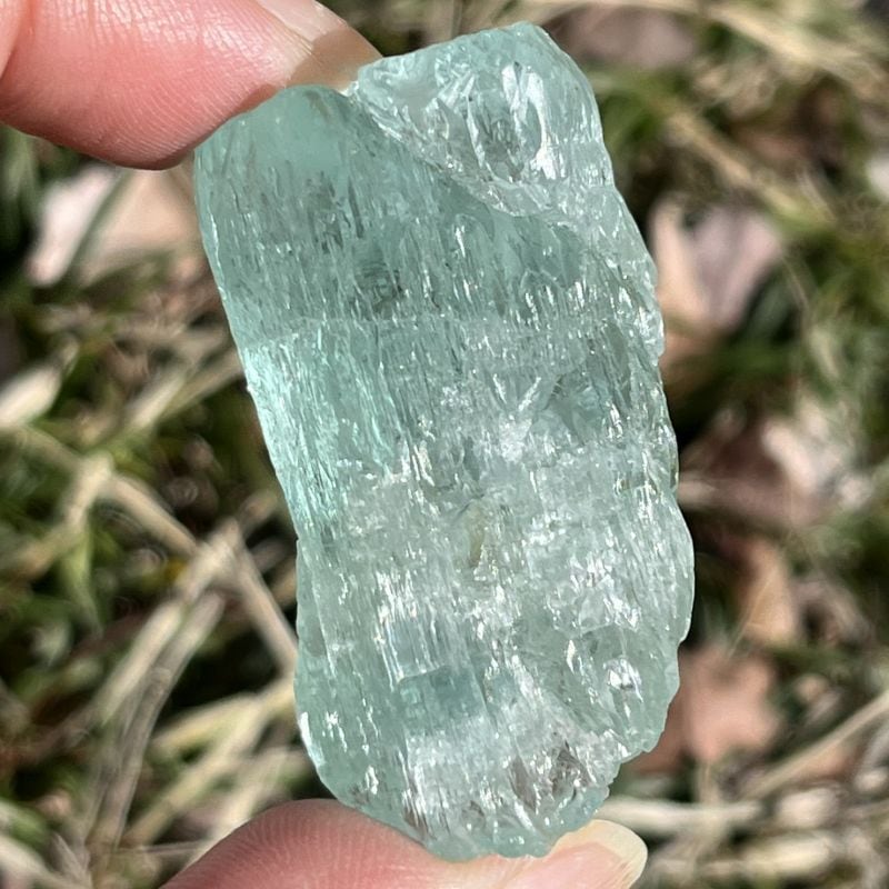 アクアマリン×モスコバイト共生標本-1 パキスタン産 アクアマリン