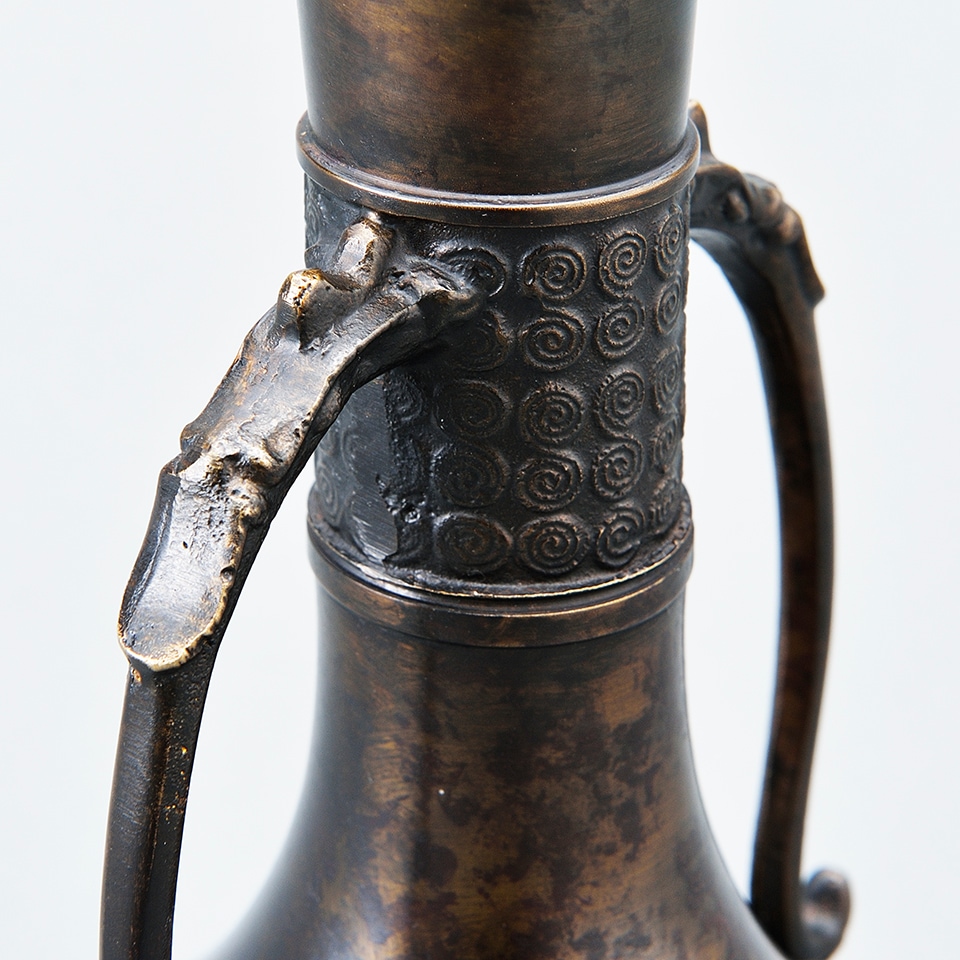 花入(龍耳) | 花器・花瓶,銅器 | フラワーショップ花楽