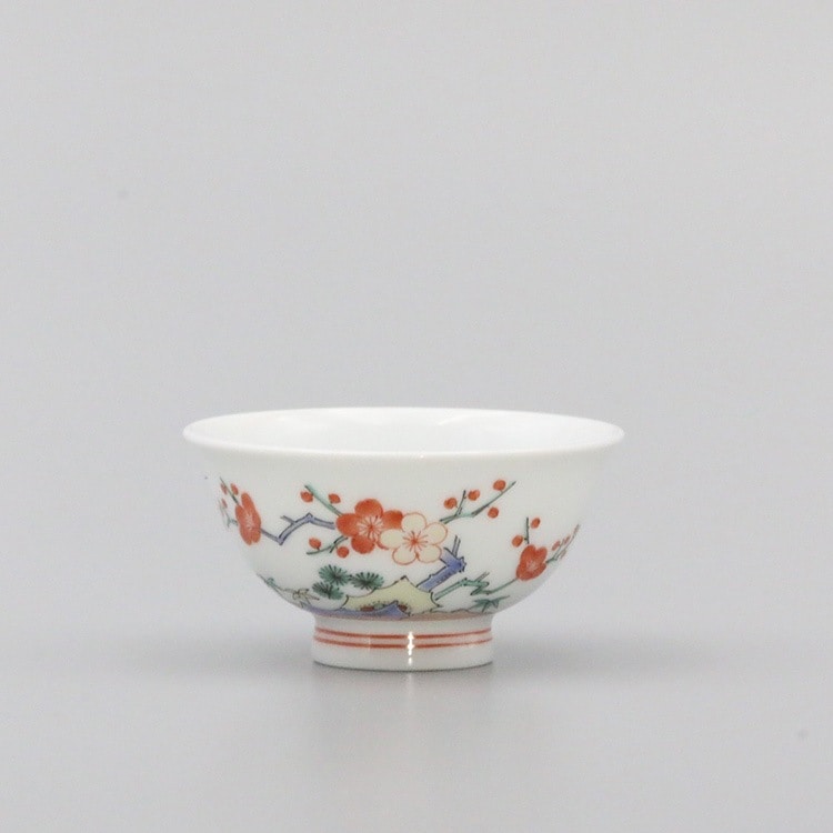 半酒器 松竹梅文 | 酒器・ぐい呑 | 柿右衛門窯公式オンラインショップ