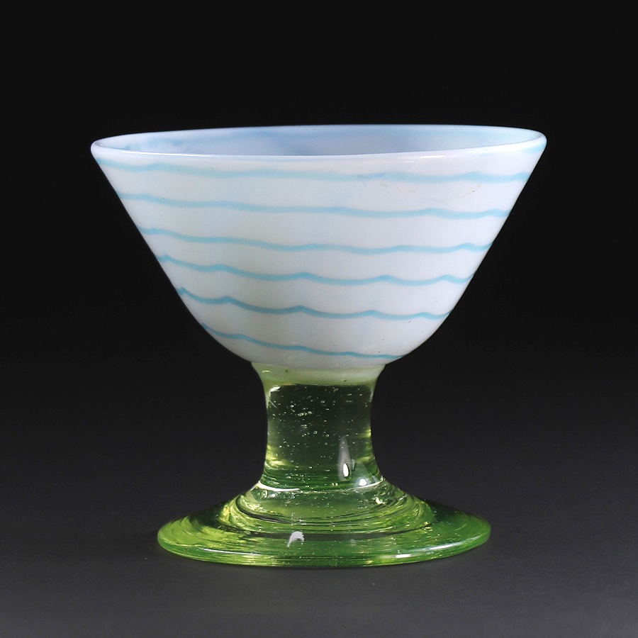 大正時代〜昭和初期氷コップ 7客セット 大正ガラス / 暢気堂書房