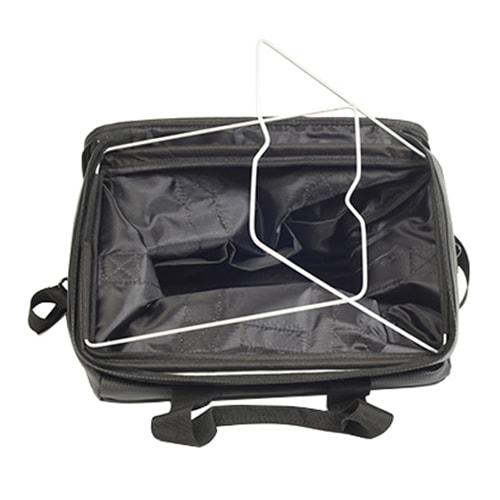 藤原産業 SK11 角型スタンドバッグDX SKB-PDX-BK カーボン調素材で水