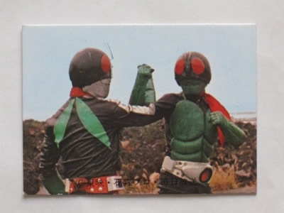 105 旧カルビー仮面ライダーカード No.105 明朝 美下品 | 旧カルビー