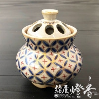 香器『香炉【三華絵/桜・藤・牡丹-SANKAE-】[京焼・清水焼/陶葊