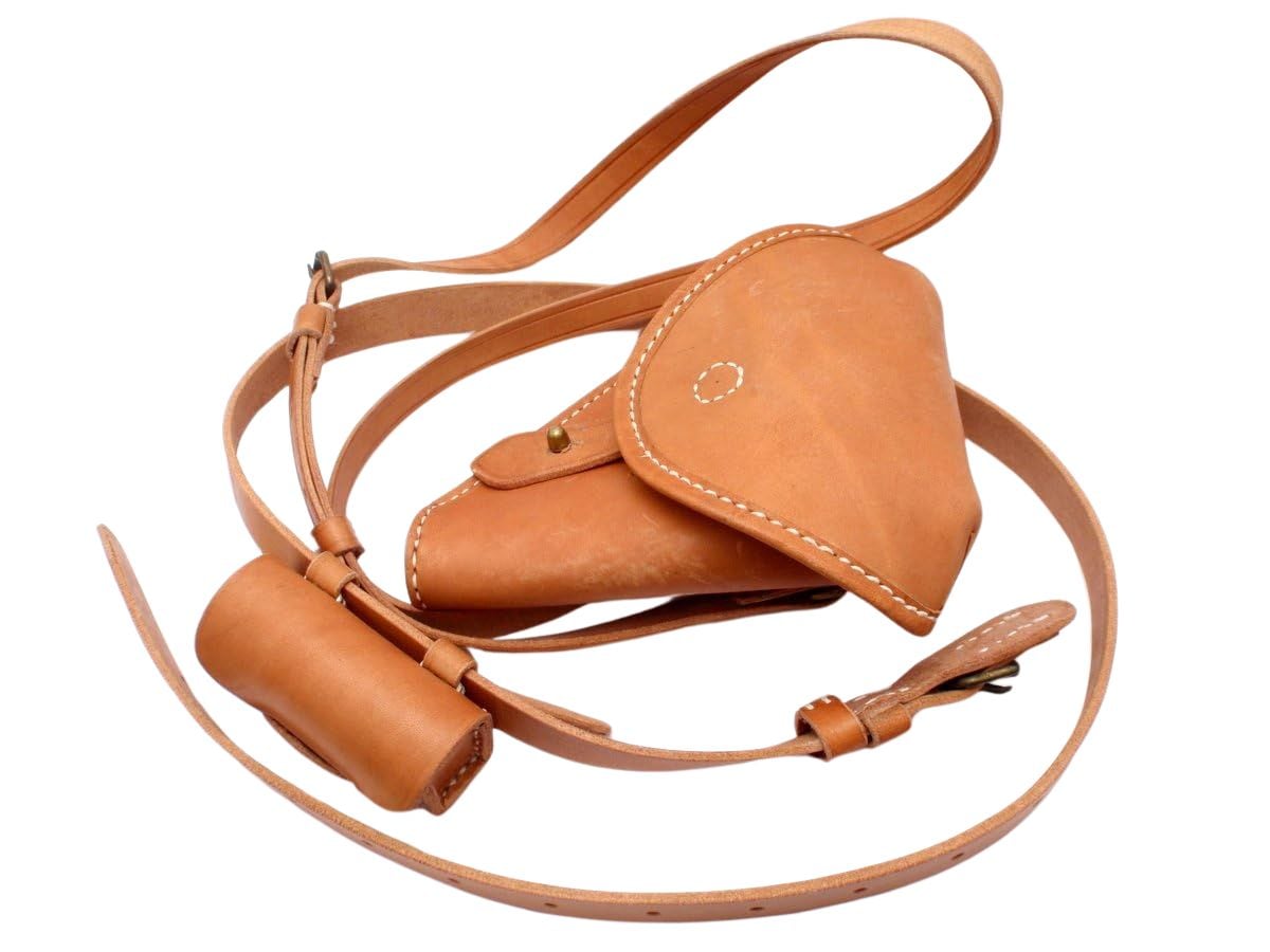 大日本帝国陸軍将校 ブローニング M1910用ホルスター＋小型拳銃弾薬盒