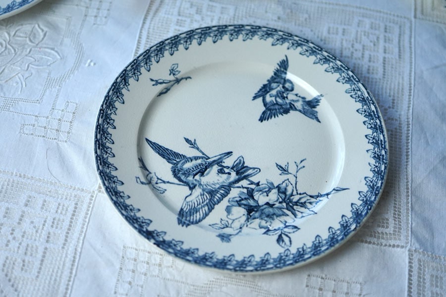 Vermont et Blanchet鳥の暮らしが描かれた平皿 W22.5cm gc-1749の通販