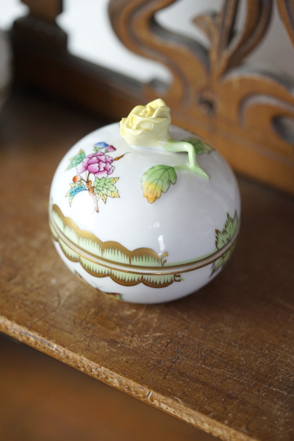 レア】開窯125周年 ヘレンド ボンボニエ―ル ヴィクトリア ブーケ