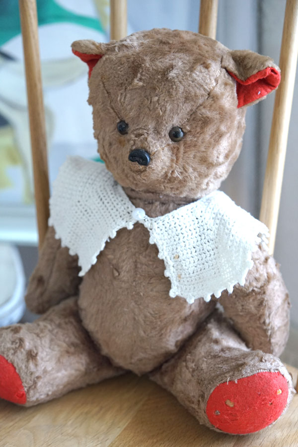 テディベア作家ジャネット・オスマン作のビーニーベアーズ (ブラウン