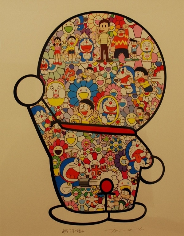 即購入OK新品未開封】藤子・F・不二雄先生とドラえもんがお花畑に居る