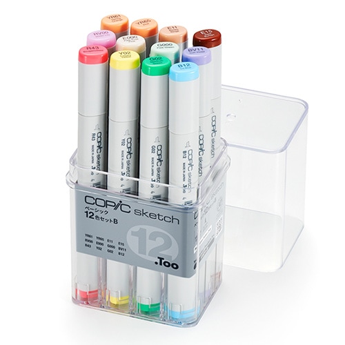 コピックスケッチ ベーシック12色セットB | 設計製図・デザイン用品