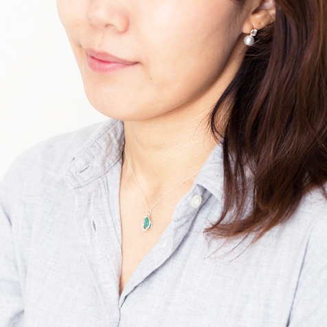 囚われのパルマ「ハルトからのプレゼント・鉱石のペンダント」ローズ