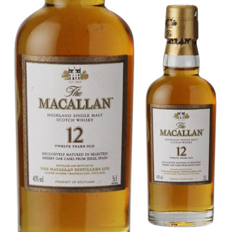ザ マッカラン12年 ミニチュア | ウイスキー,スコッチ,シングルモルト