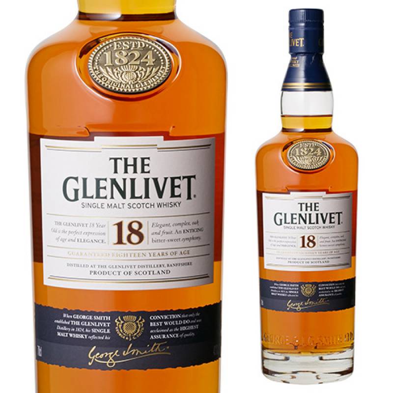 お一人様1本限り グレンリベット 18年 旧ボトル 700ml 40度 正規