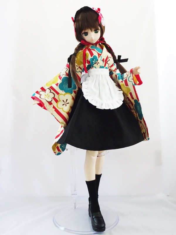 9インチ＊ドールウィッグ＊DD/MDD/SD】まじめなみつあみ | ドール