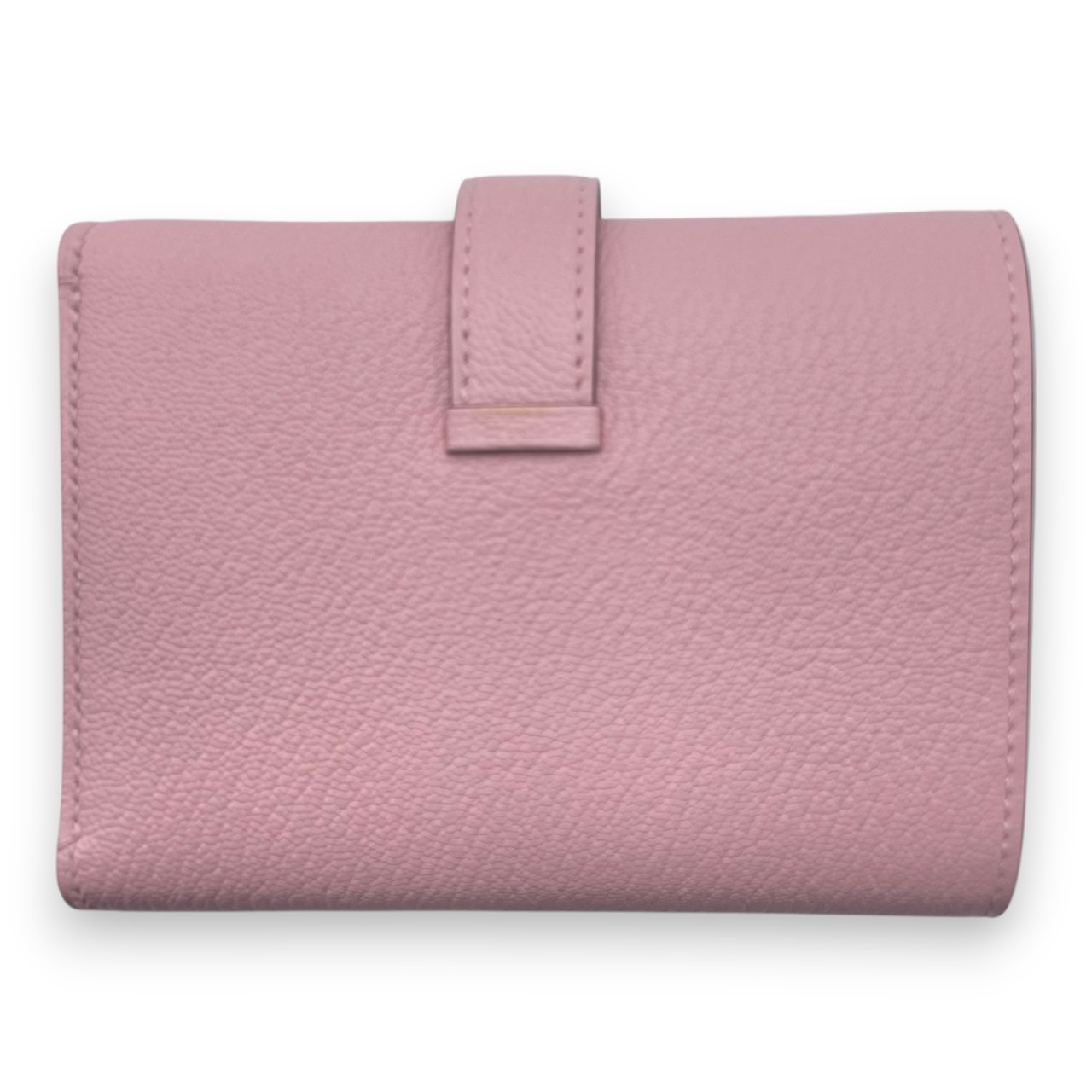 エルメス ベアンコンビネ ローズサクラ シェーブル シルバー金具 K刻印