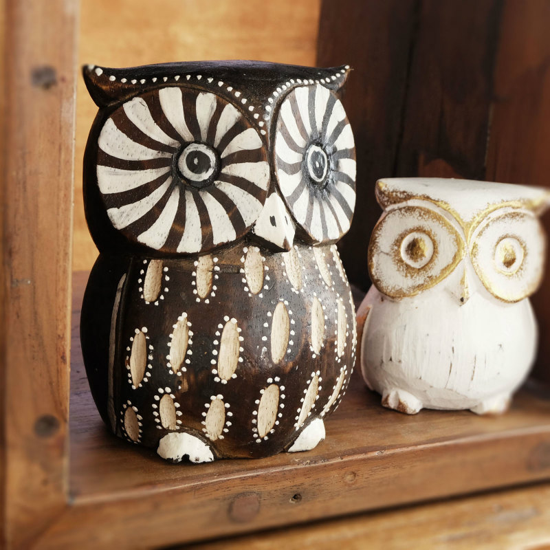 木彫りフクロウ｜マライカ公式通販