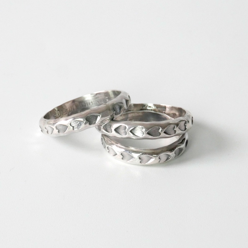 ◇size サンシャインリーブス リング 4mm幅 ハート｜マライカ公式通販