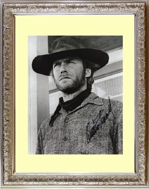ClintEastwood 直筆サイン入り写真 ハリウッド俳優 認証書付き レア