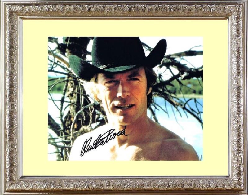 ClintEastwood 直筆サイン入り写真 ハリウッド俳優 認証書付き レア