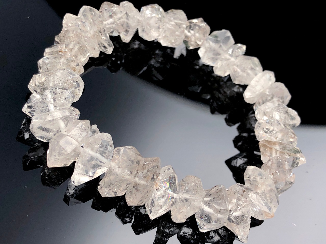 蛍光も！！ オイルイン ハーキマーダイヤモンド 原石 良い 蛍光も