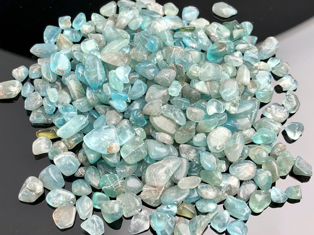 クンツァイト クォーツ ブルーアラゴナイト 鉱物標本 原石 天然石