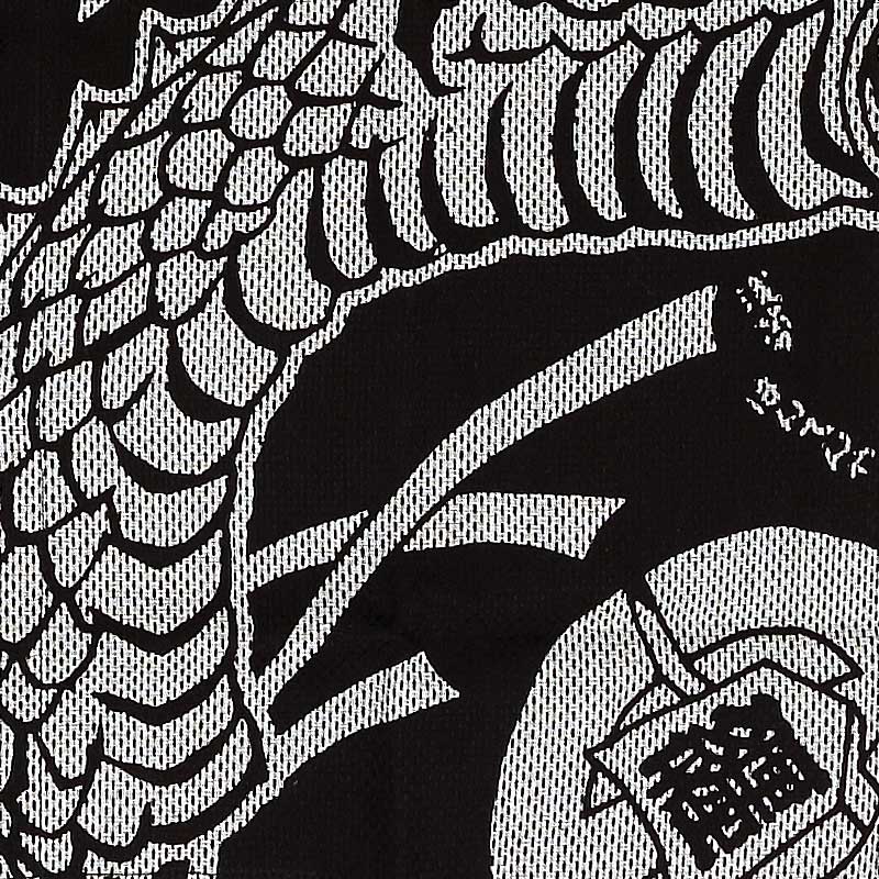 本染め鯉口シャツ【龍に火消纏｜カラミ刺子】祭用品専門店浅草絆纒屋