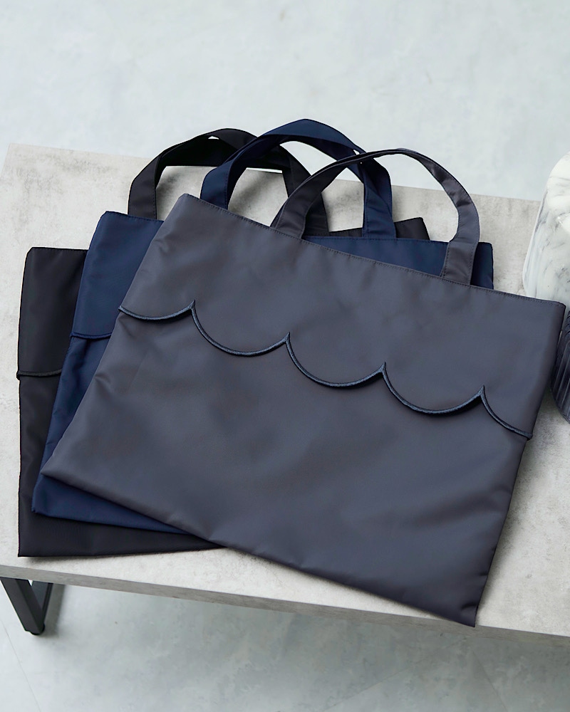 スカラップバッグパレルモ/ラージ | All Items | MARONENONFEE