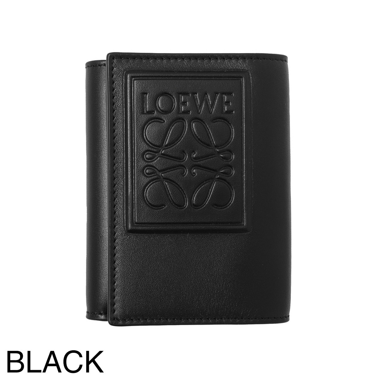 LOEWE ロエベ 三つ折り財布 ブラック