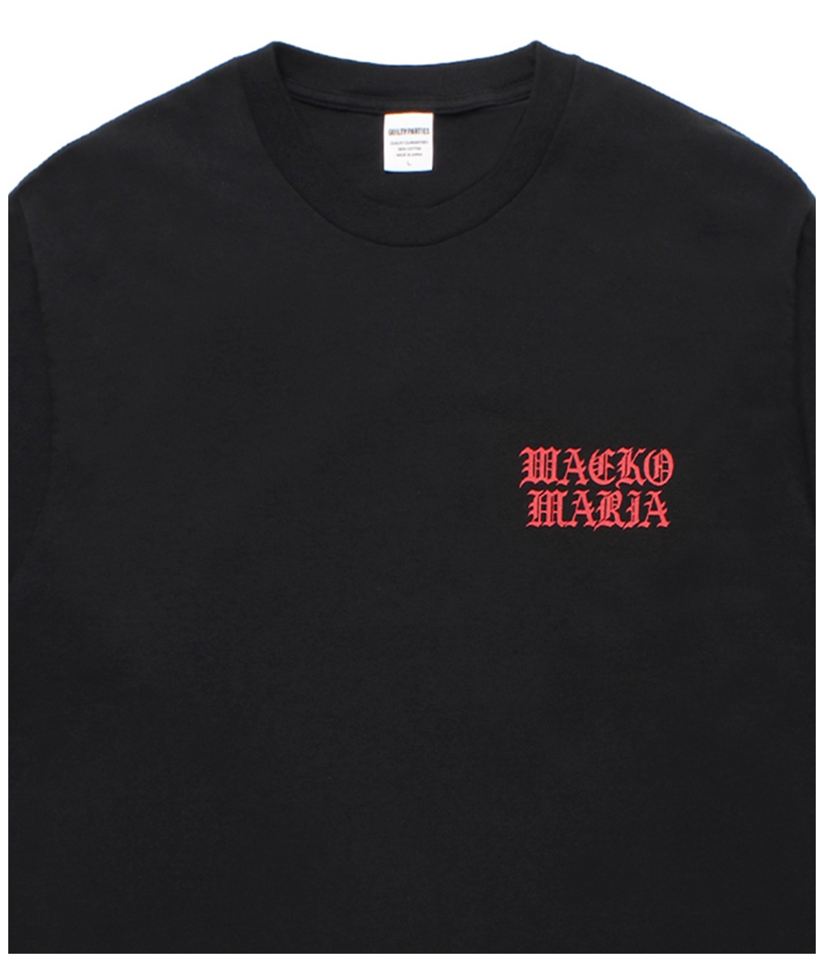 DEATH ROW RECORDS / WASHED HEAVY WEIGHT LONG SLEEVE T-SHIRT【BLACK