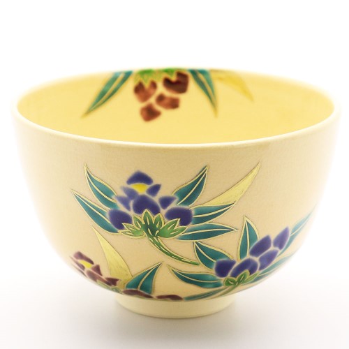 抹茶茶碗 竜胆 秋物の通販は【茶道具のみのる園】