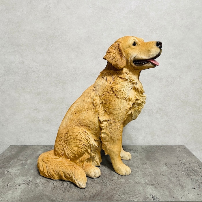 ゴールデンレトリバー 置物 オブジェ 犬 いぬ 玄関 エントランス