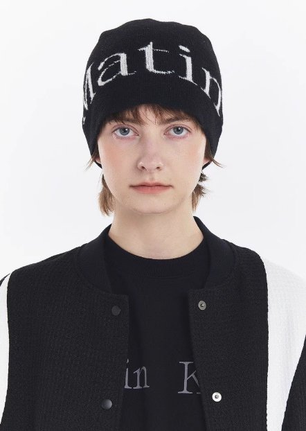 新品未使用】Matin kim ビーニー ブラック Matin Kim ビーニー Matin