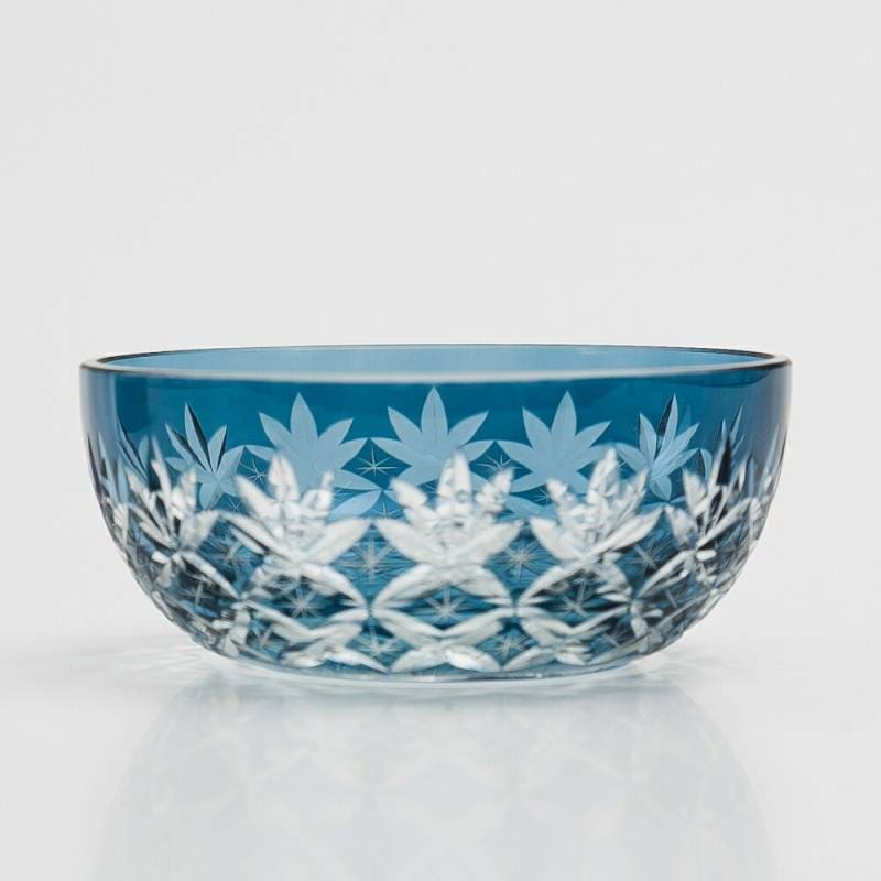 切子ブルー ガラス ボウル 【公式通販】