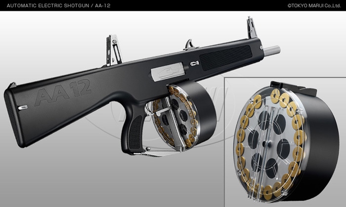 東京マルイ・AA-12用 電動ドラムマガジン | マガジン,電動マガジン