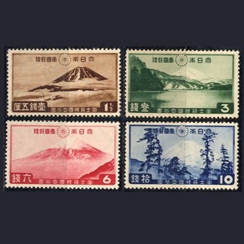 使用済み切手 国立公園記念切手 8種各約100枚づつ dd063 第二次国立