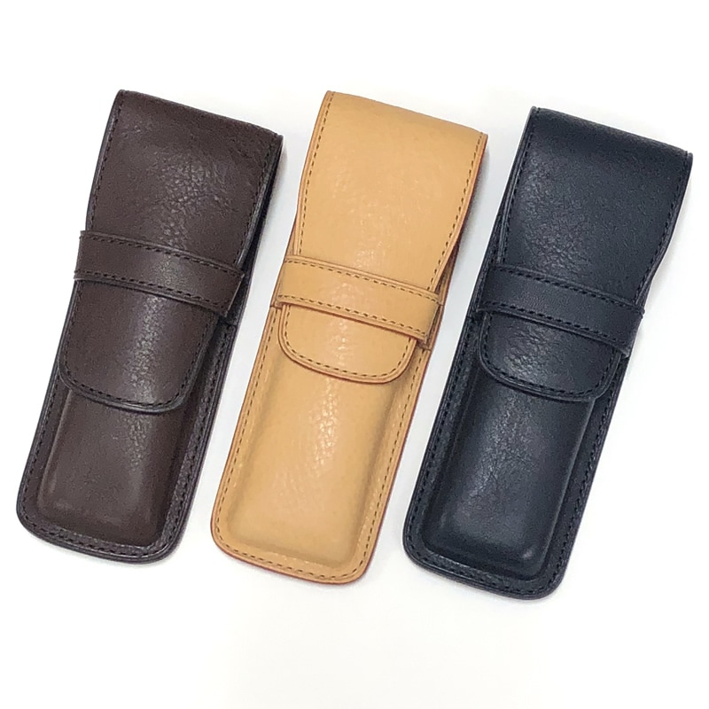 ブレイリオ 本革 ペンシース 肉盛り 2本差し ミネルバボックス No.269