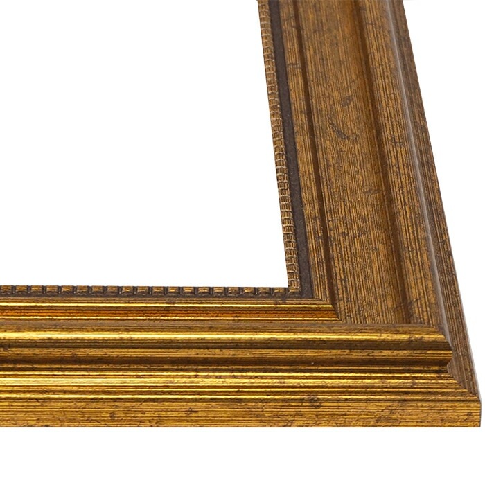 アウトレット】 横長額縁 8111 600×300mm ゴールド/シルバー 前面UV