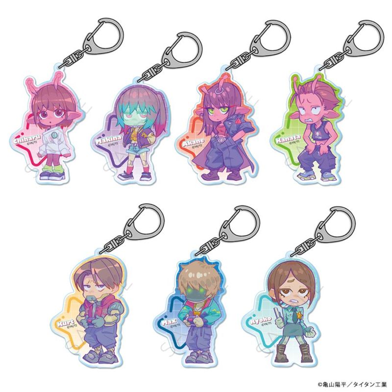 銀河特急ミルキー☆サブウェイ アクリルPOPバッジセット 全6種 銀河