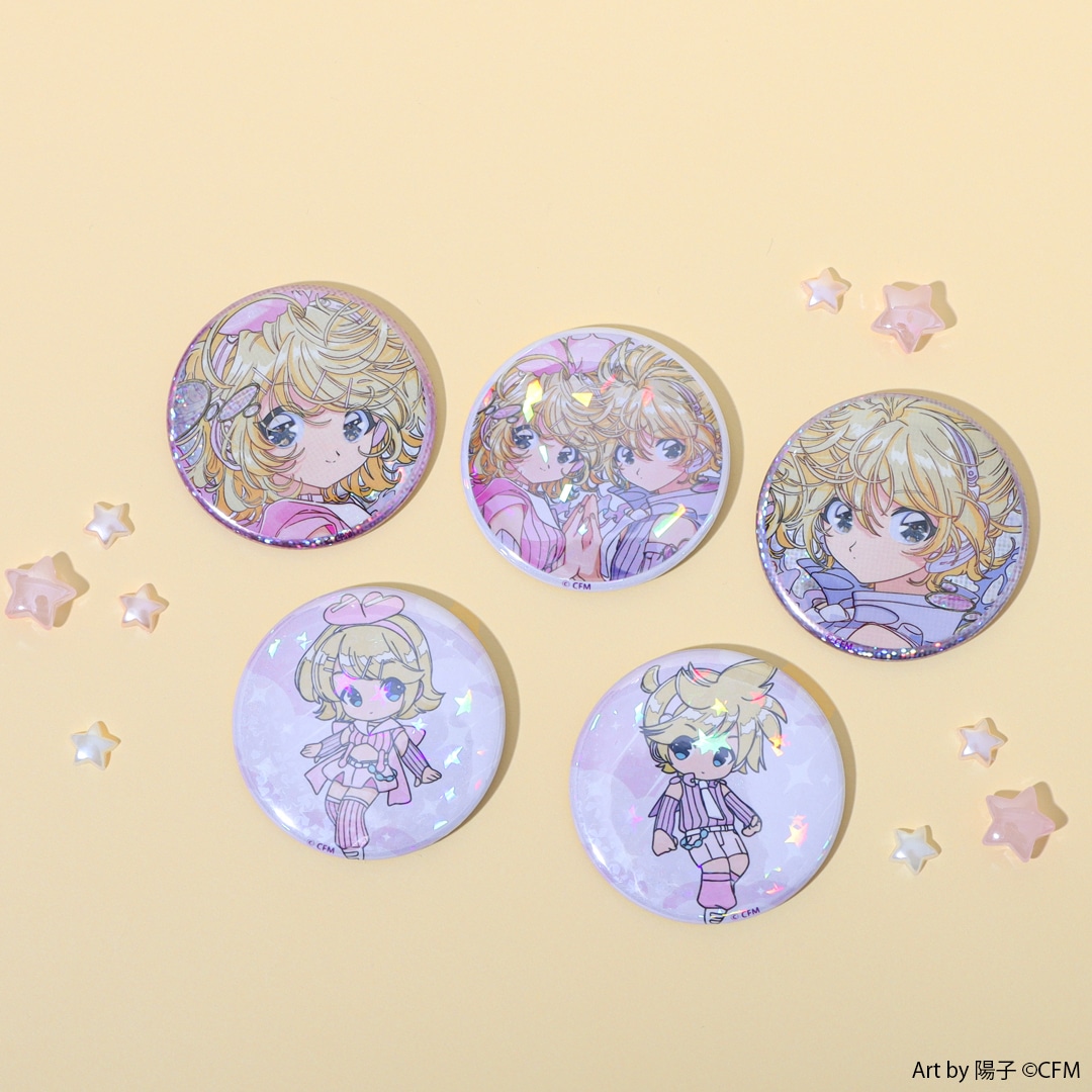 マジカルミライ 天使 comet 缶バッジ 初音ミク 鏡音リン グッズ