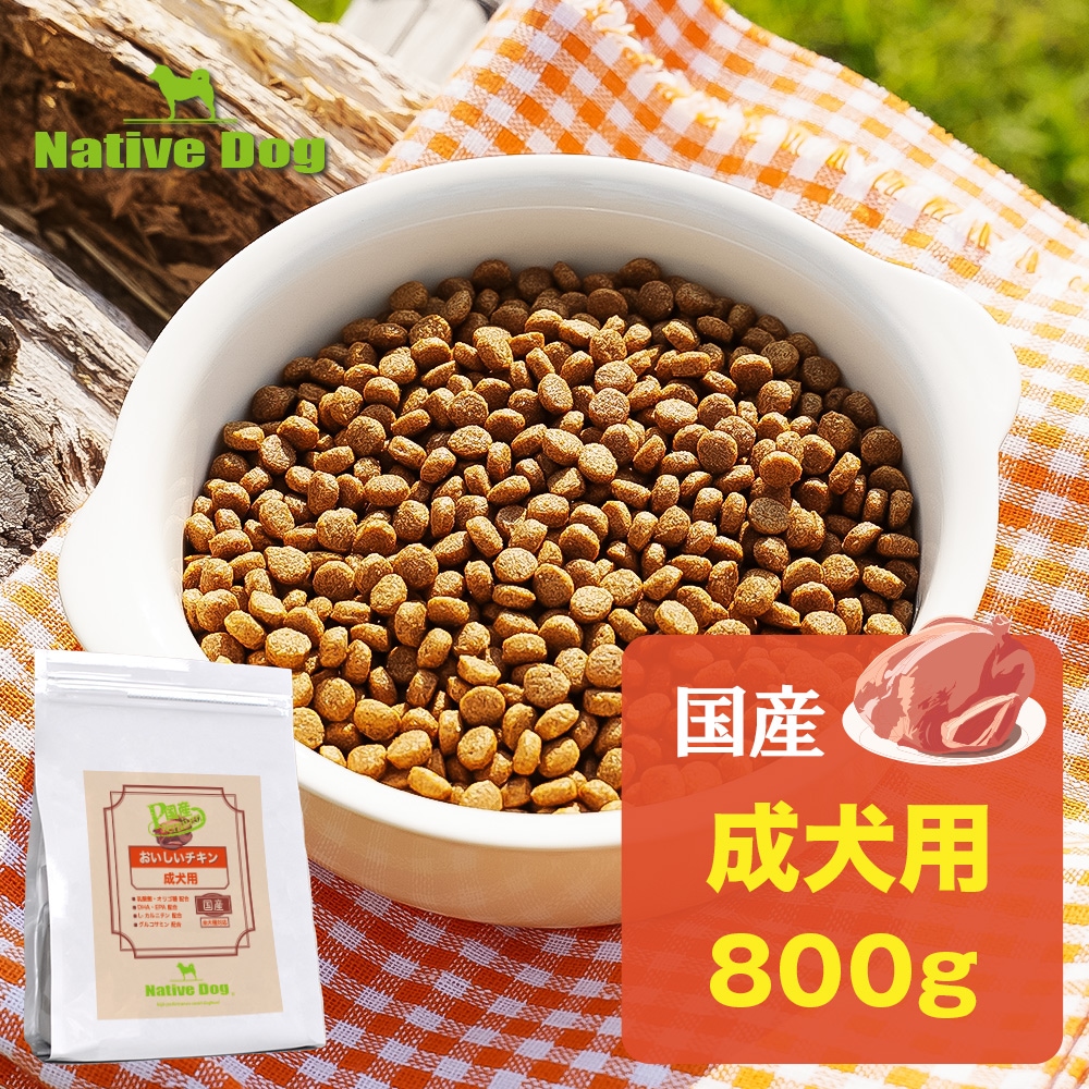 ELMO リッチインチキン ドッグフード 800g x 12袋 【公式通販】