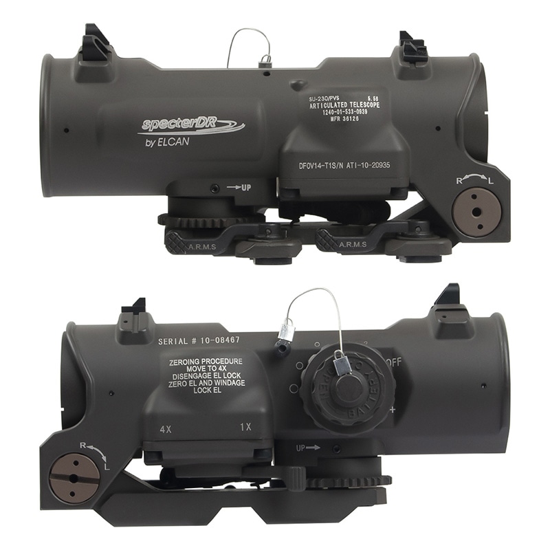 ELC Specter DRタイプ 1-4倍デュアルロールウェポンサイト Dark Earth