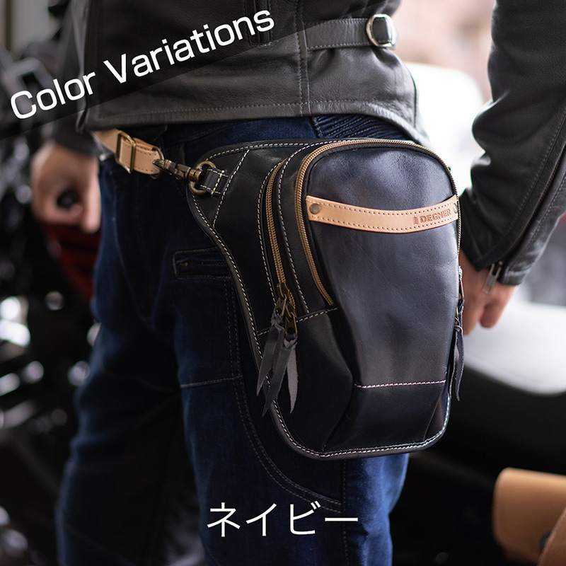 バイク レザーホルスターバッグ[W-39A] カジュアルバッグ,ホルスター