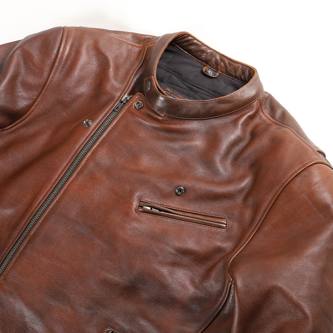 バイク カウレザーダブルジャケット[19WJ-14] ウェア,メンズ