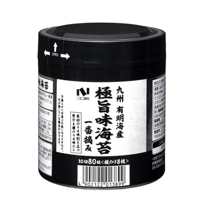 極旨味のり卓上10切80枚 | 味のり,極旨シリーズ | ニコニコのり