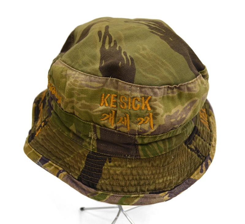 ベトナム戦☆タイガーストライプ☆刺繍☆HAT☆