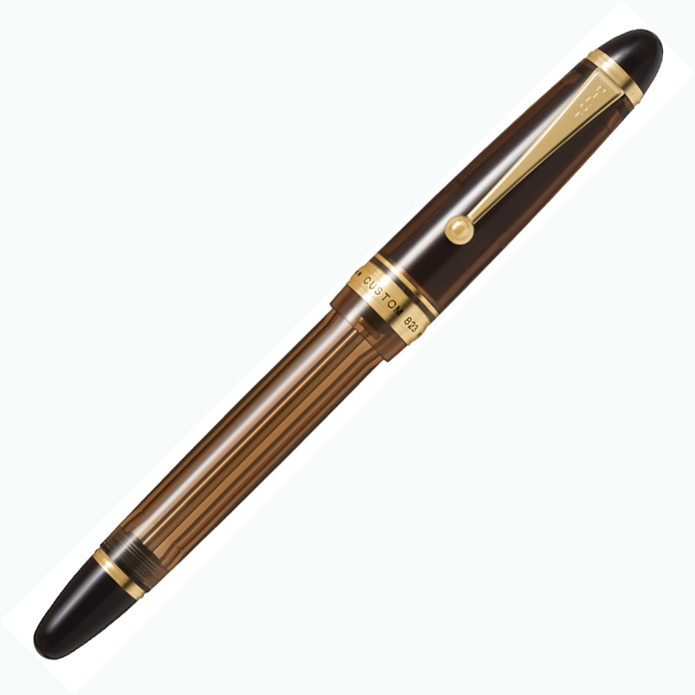 パイロット PILOT 万年筆 カスタム 823 ブラウン 中字 ギフトケース