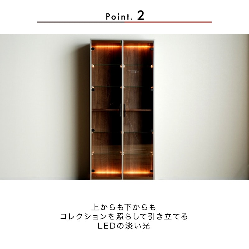 キュリオケース(ガラスケース) 日本製 ナチュラル(キャメル) 楽天市場