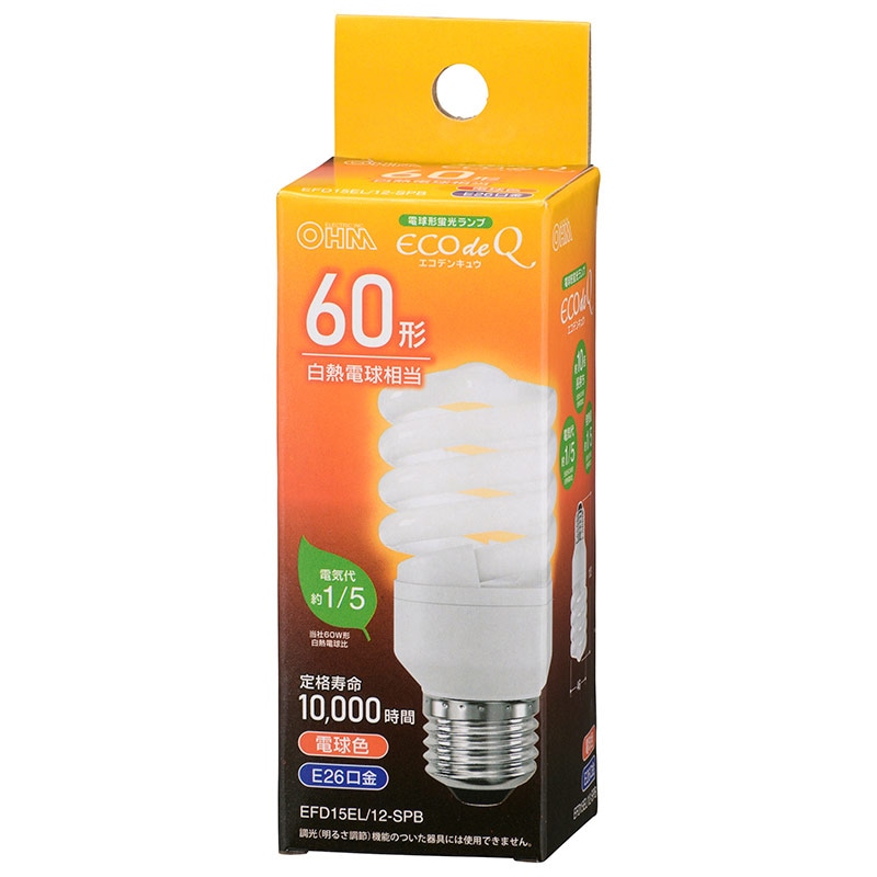 10セットNEC 電球形蛍光ランプコスモボールEFD15EL/12-C