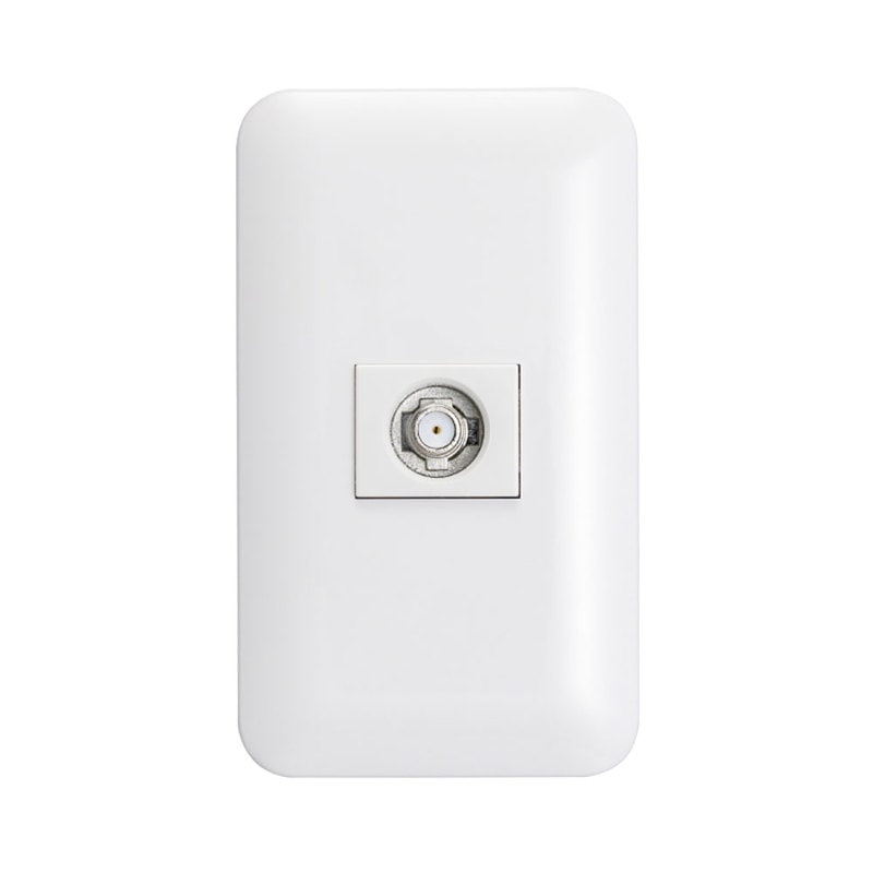 DXアンテナ 壁面テレビ端子 プレート付 2K・4K・8K対応 室内用