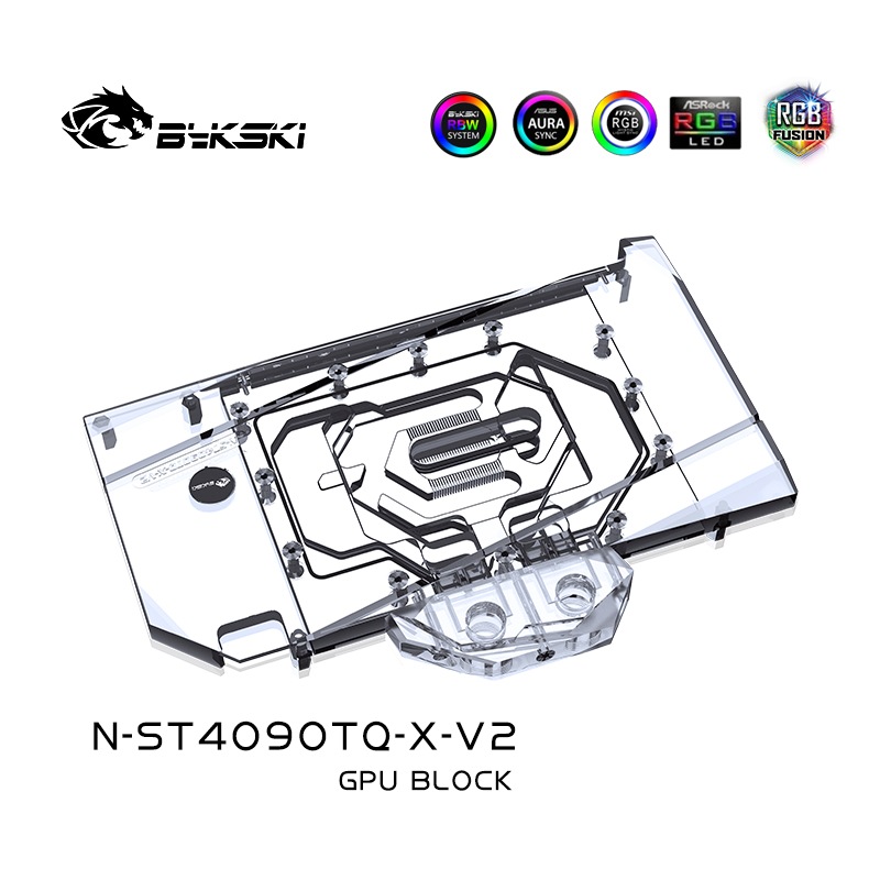 Bykski N-ST4090TQ-X-V2 GPU BLOCK ZOTAC GAMING RTX4090 | 水冷パーツ