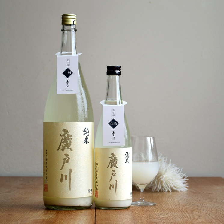 廣戸川　にごり 廣戸川 純米にごり生酒 1.8L | 廣戸川（松崎酒造） | 酒専門店鍵や